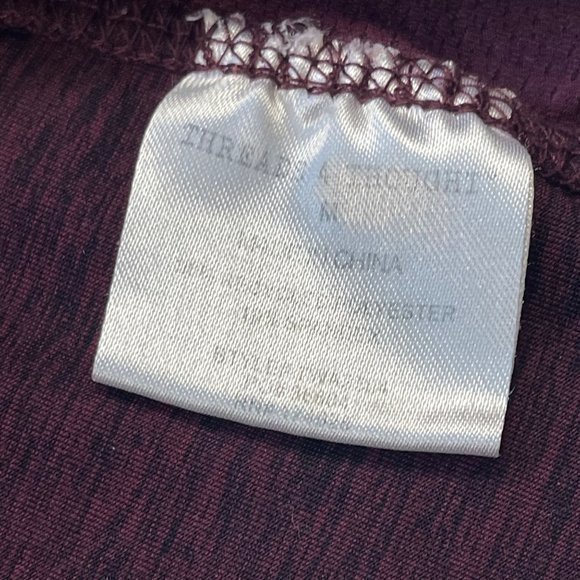 Threads 4 Thought Women's Maroon ReActive Long Sleeve Athletic Shirt Size Medium - Picture 4 of 9